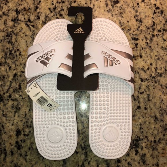 NWT Adidas Adissage Slide On Sandals/Flip Flops main image 8